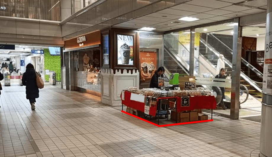 柏駅中央改札外自由通路