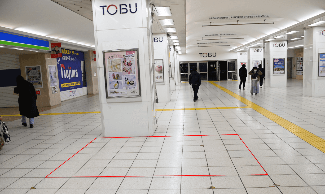 船橋駅1階自由通路(C会場)