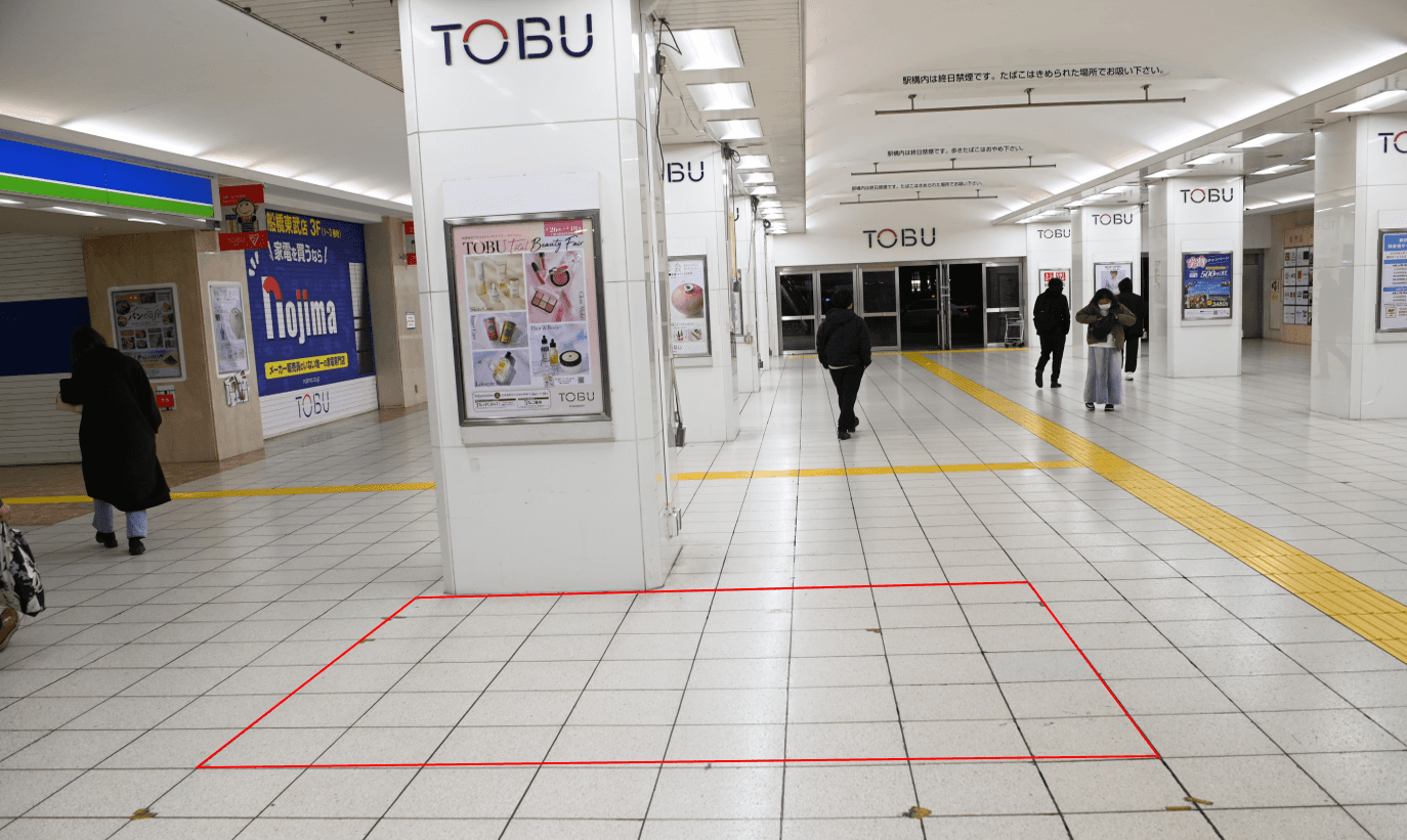 船橋駅1階自由通路(C会場)