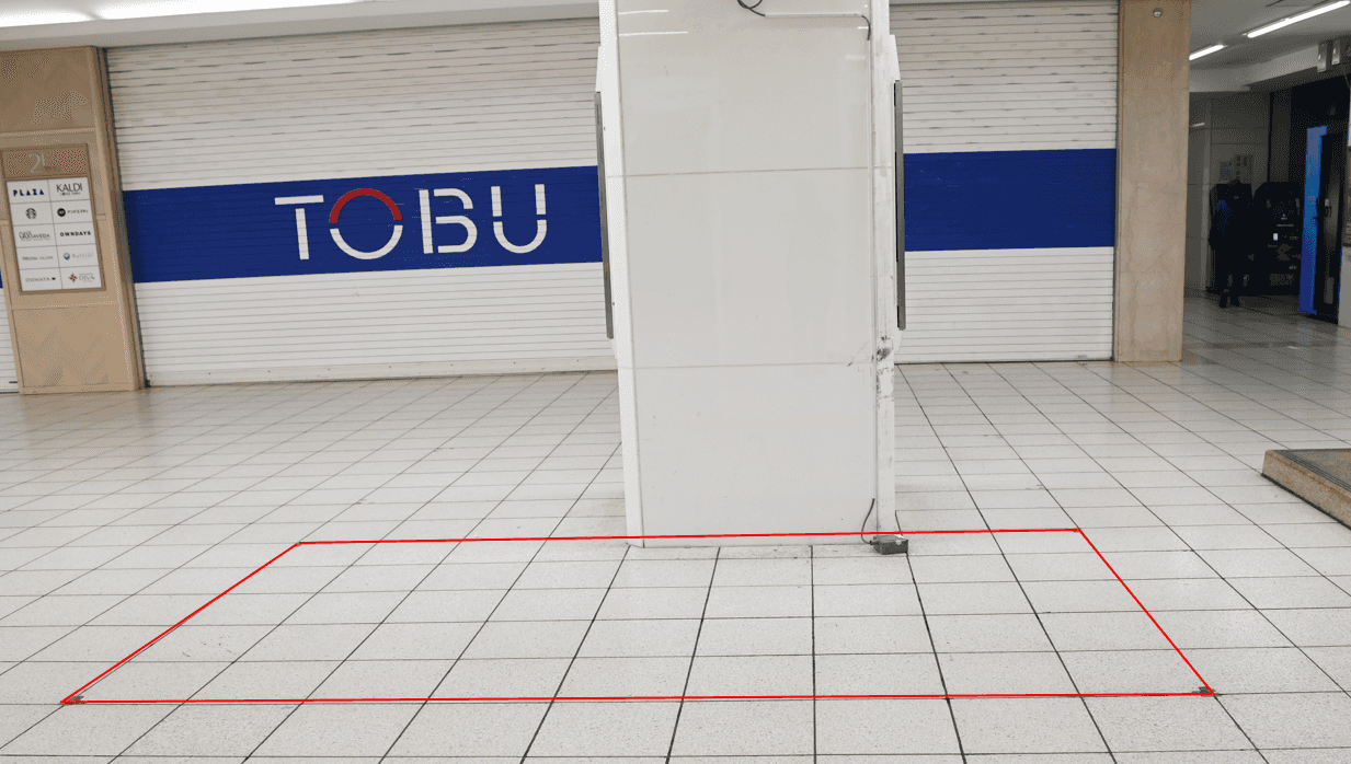 船橋駅1階自由通路(A会場)