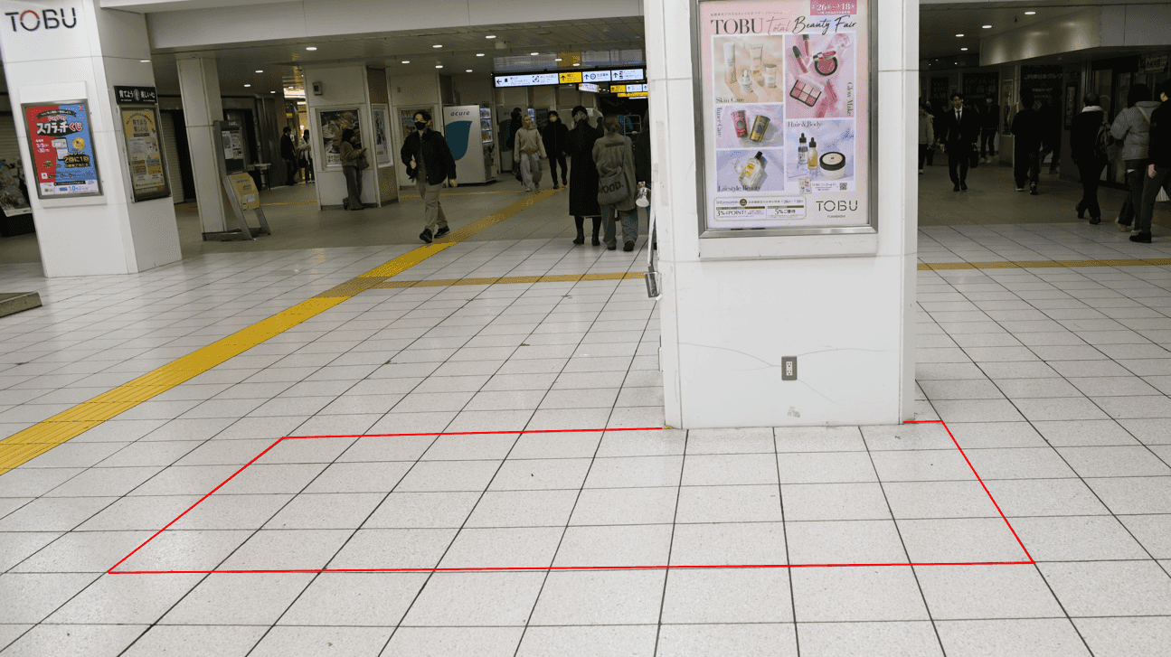 船橋駅1階自由通路(D会場)
